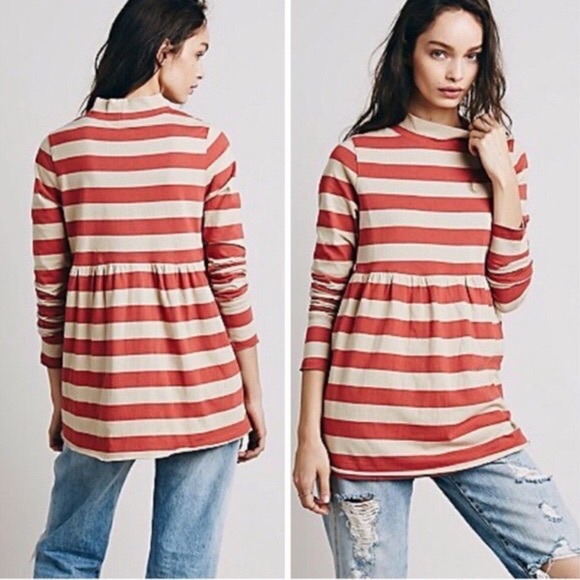 We the Free Mod About it Top Cayenne/Cream